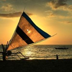 Senggigi beach sail
